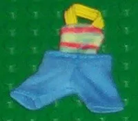 Scala, Clothes Baby Overalls Striped Top, Blue Legs