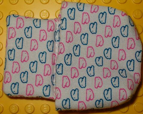 Duplo, Cloth Sleeping Bag with Pink and Blue Bunny Pattern