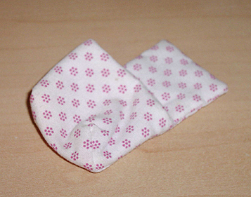 Duplo, Cloth Sleeping Bag with Dark Pink Flowers Pattern