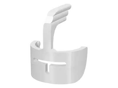 Minifigure, Visor Castle with Grille and Feather