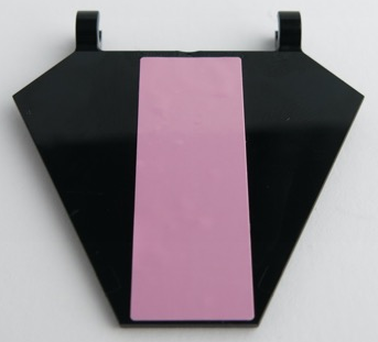 Flag 5 x 6 Hexagonal with Bright Pink Rectangle Pattern (Sticker) - Set 76199