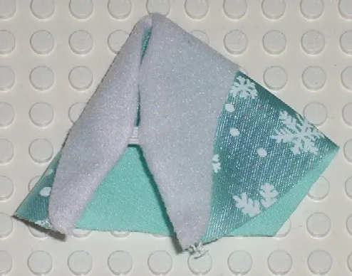 Belville, Clothes Shawl Fur Trimmed with Snowflake Pattern