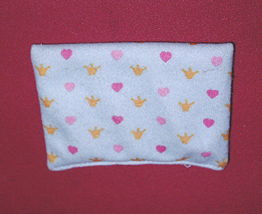 Duplo, Cloth Mattress with Hearts and Crowns Pattern