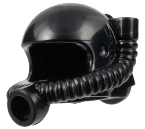Minifigure, Headgear Helmet Space / Town with Breathing Hose