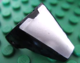 Technic Throwbot Visor with Silver Pattern (Sticker) - Set 8007