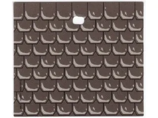 Paper Plastic Laminated for Set 4709, 9 x 10 with Roof Shingle Pattern and Hole