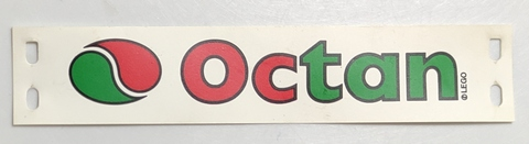 Plastic Rectangle 16 x 4 with Octan Logo Pattern