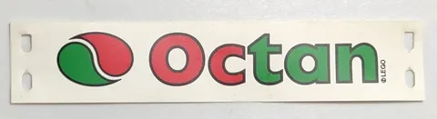 Plastic Rectangle 16 x 4 with Octan Logo Pattern