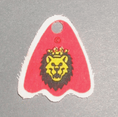 Minifigure Cape Cloth, Round Lobes with Royal Knights Lion Head Pattern