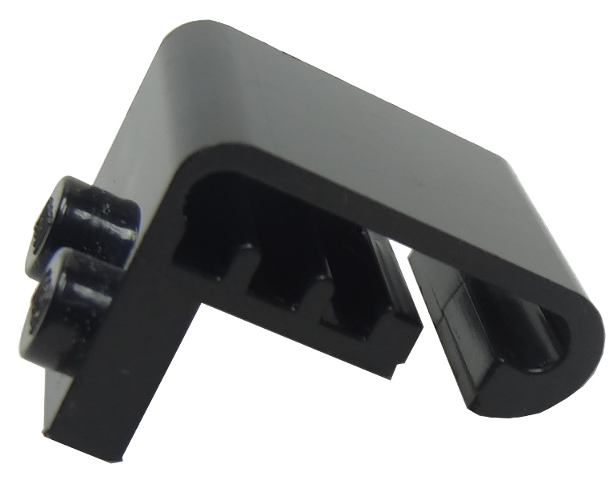 Plate, Modified 1 x 2 with Steam Engine Cylinder, Round Surfaces, Interior Grooves