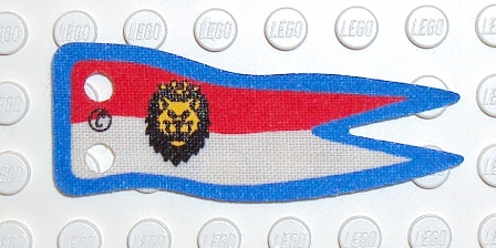 Cloth Flag 5 x 2 Banner with Royal Knights Lion Head Pattern