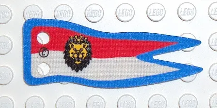 Cloth Flag 5 x 2 Banner with Royal Knights Lion Head Pattern
