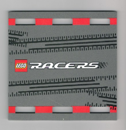 Foam Racers, Ramp Base 20 x 20 with Tire Marks and Lego Logo