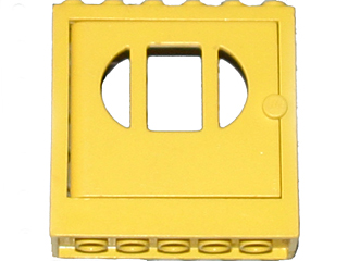 Fabuland Door Frame 2 x 6 x 5 with Yellow Door (x610 / fabak3)