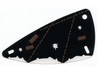 Plastic Triangle 6 x 12 Wing with Patched Cloth Pattern