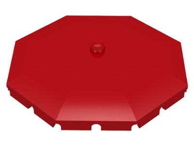 Fabuland Umbrella Top with Squared Bottom Flaps