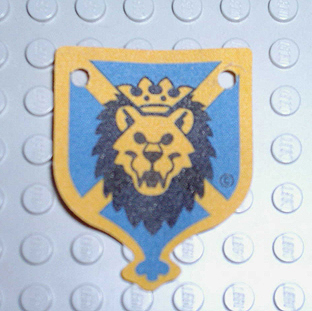 Cloth Hanging 4 x 5 with Knights Kingdom Lion Head Pattern