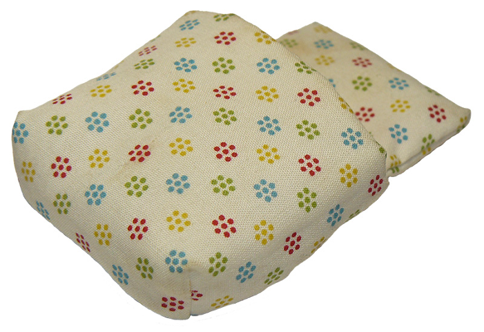 Duplo, Cloth Sleeping Bag with Red, Blue, Yellow and Lime Flowers Pattern