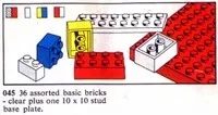 36 assorted basic bricks