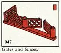 Gates and Fences plus one 10 x 10 stud red base plate