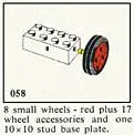 8 small wheels