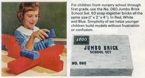 Jumbo Brick School Set