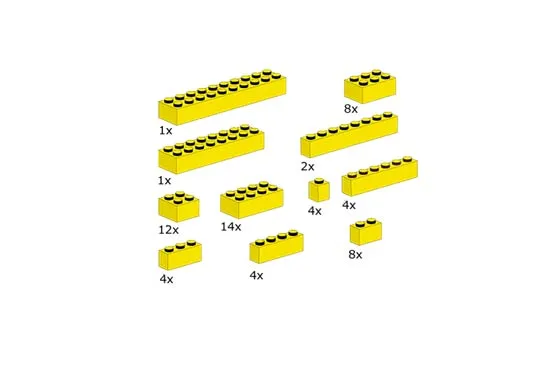 Assorted Yellow Bricks