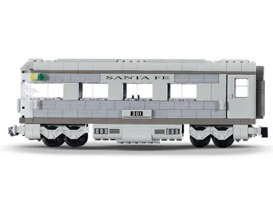 Santa Fe Cars - Set II (dining, observation, or sleeping car)