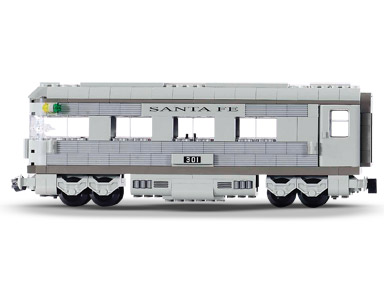 Santa Fe Cars - Set II (dining, observation, or sleeping car)