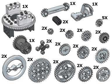 Technic Gear Wheels