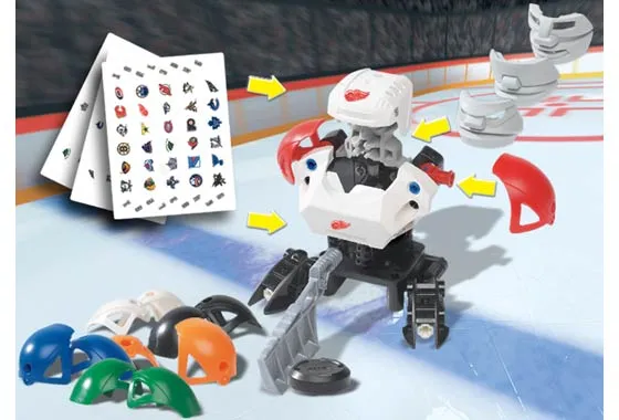 NHL Action Set with Stickers