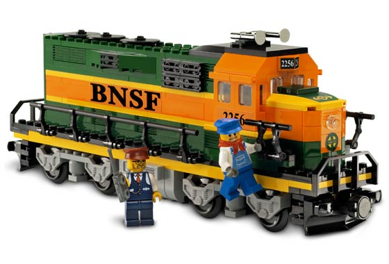 Burlington Northern Santa Fe (BNSF) GP-38 Locomotive