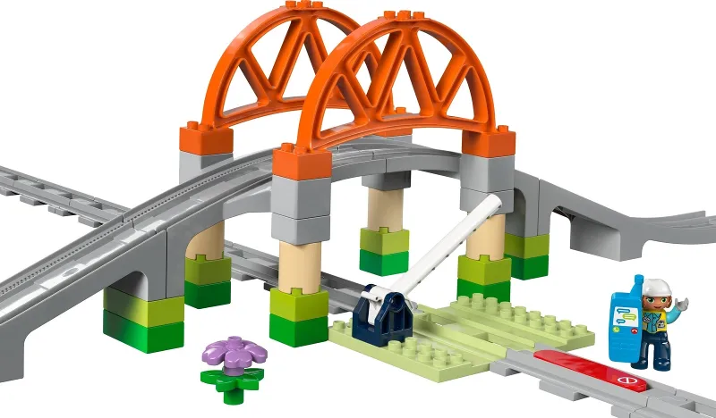 Train Bridge and Tracks Expansion Set