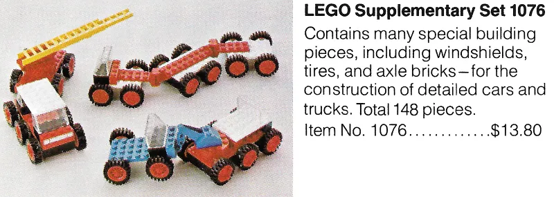 Car and Truck Supplementary Set for 1045