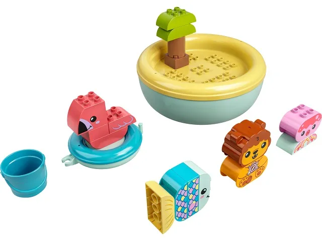 Bath Time Fun: Floating Animal Island