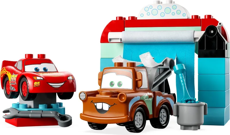 Lightning McQueen & Mater's Car Wash Fun