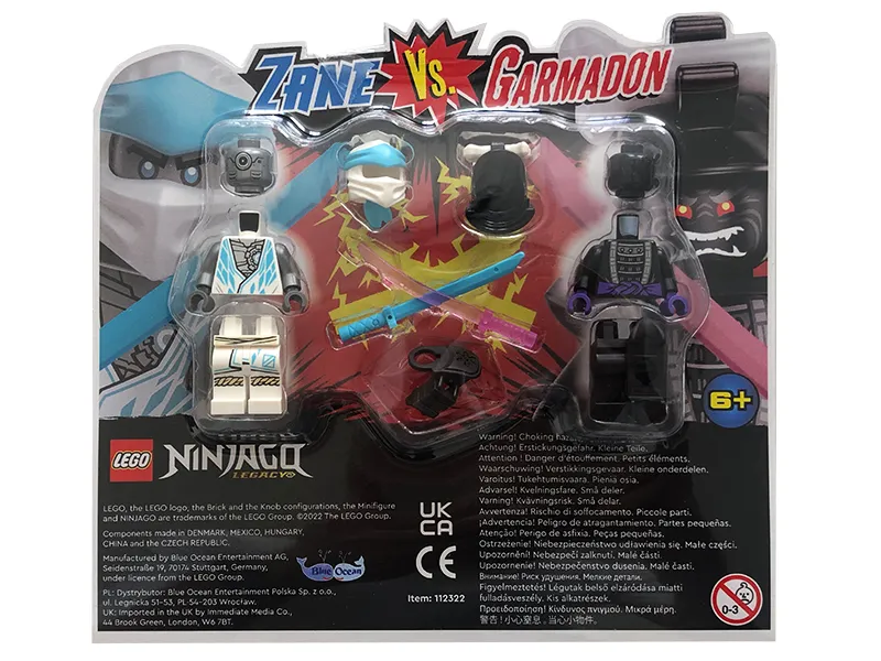 Zane vs. Garmadon blister pack
