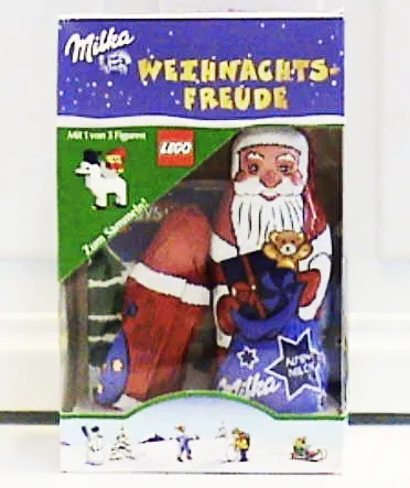 Santa on Reindeer - Milka Promotional