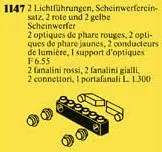 Light Prisms & Holder, Red/Yellow Light Covers