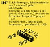 Light Prisms & Holder, Red/Yellow Light Covers
