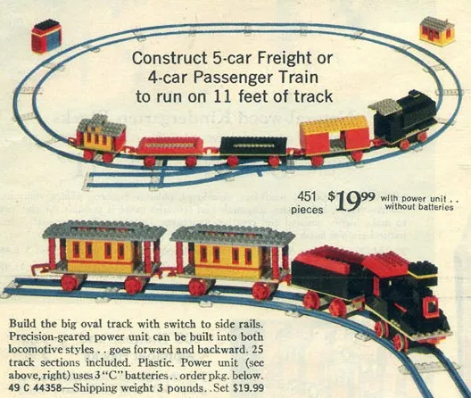 Motorized Freight or Passenger Train (Sears Exclusive)