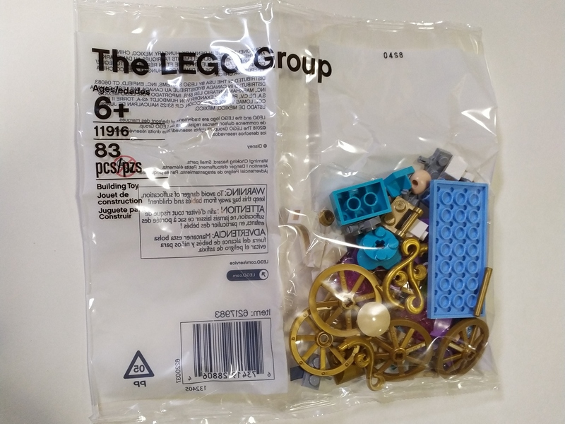 Parts for Disney Princess: Build Your Own Adventure (included in Book 9780241318638, 9781465473684) polybag