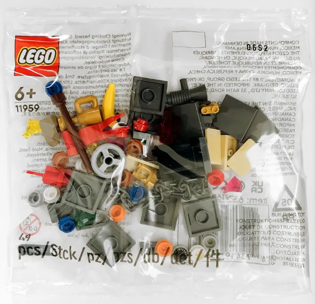 Parts for Build Your Own LEGO Escape Room (Book b22other03) polybag