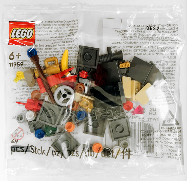 Parts for Build Your Own LEGO Escape Room (Book b22other03) polybag