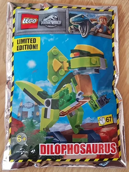 Dilophosaurus Foil Pack