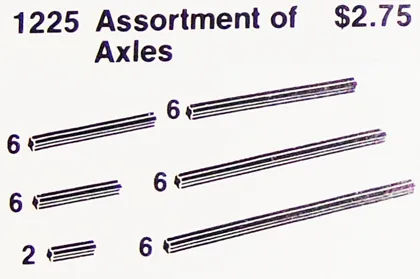 Assortment of Axles