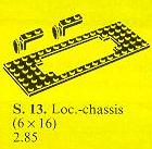 Train Motor Plate with Buffers