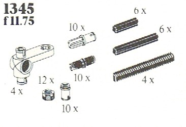 Pinions, Pegs, Axles and Nuts