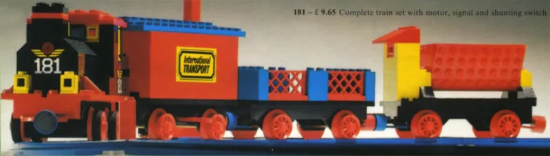 Complete Train Set with Motor, Signals and Switch