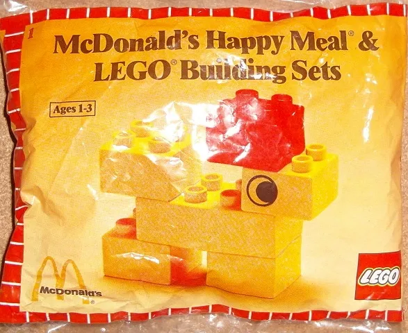 McDonald's Happy Meal & Duplo Building Sets polybag
